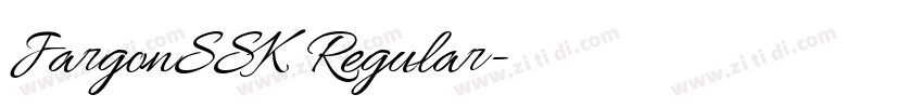 JargonSSK Regular字体转换 JargonSSK Regular字体转换